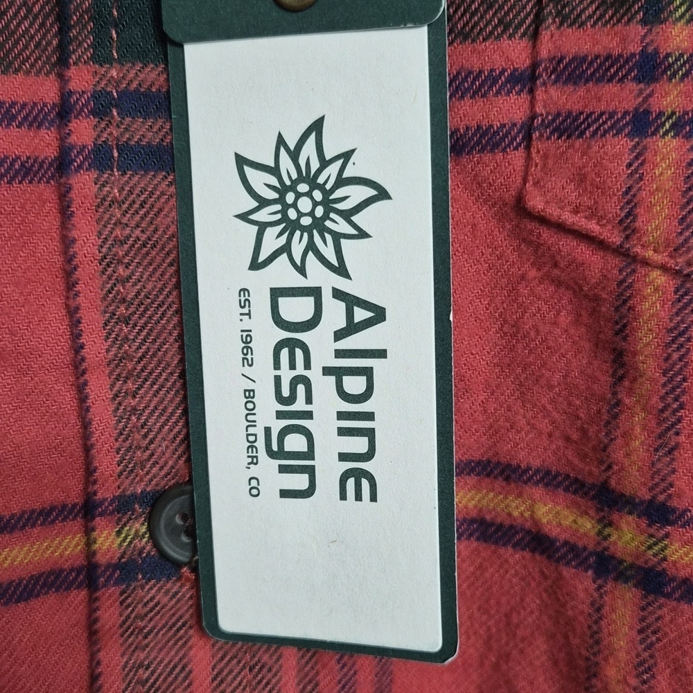 Alpine Design Women's AD Hike Midweight Flannel Size M NWT - Picture 7 of 11